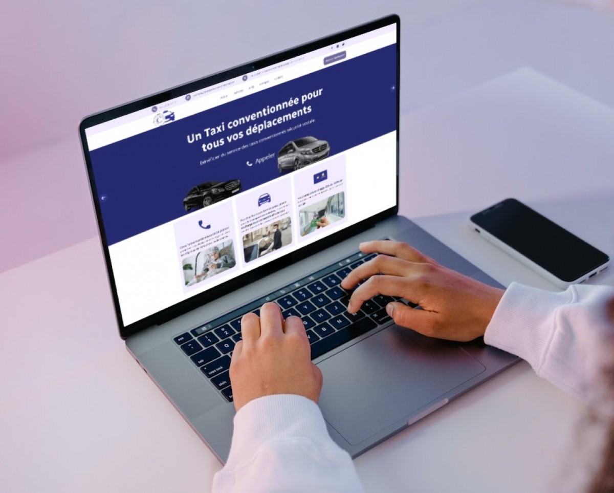 Taxi Paris conventionnés. Service des taxis conventionnés, Site Vitrine