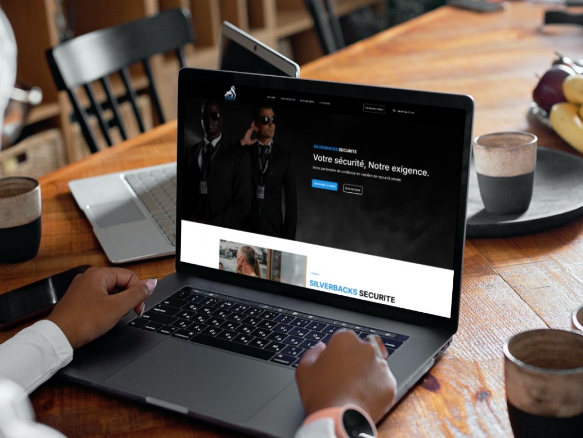 SILVERBACKS SECURITE, Agence professionnelle de sécurité, Site Vitrine