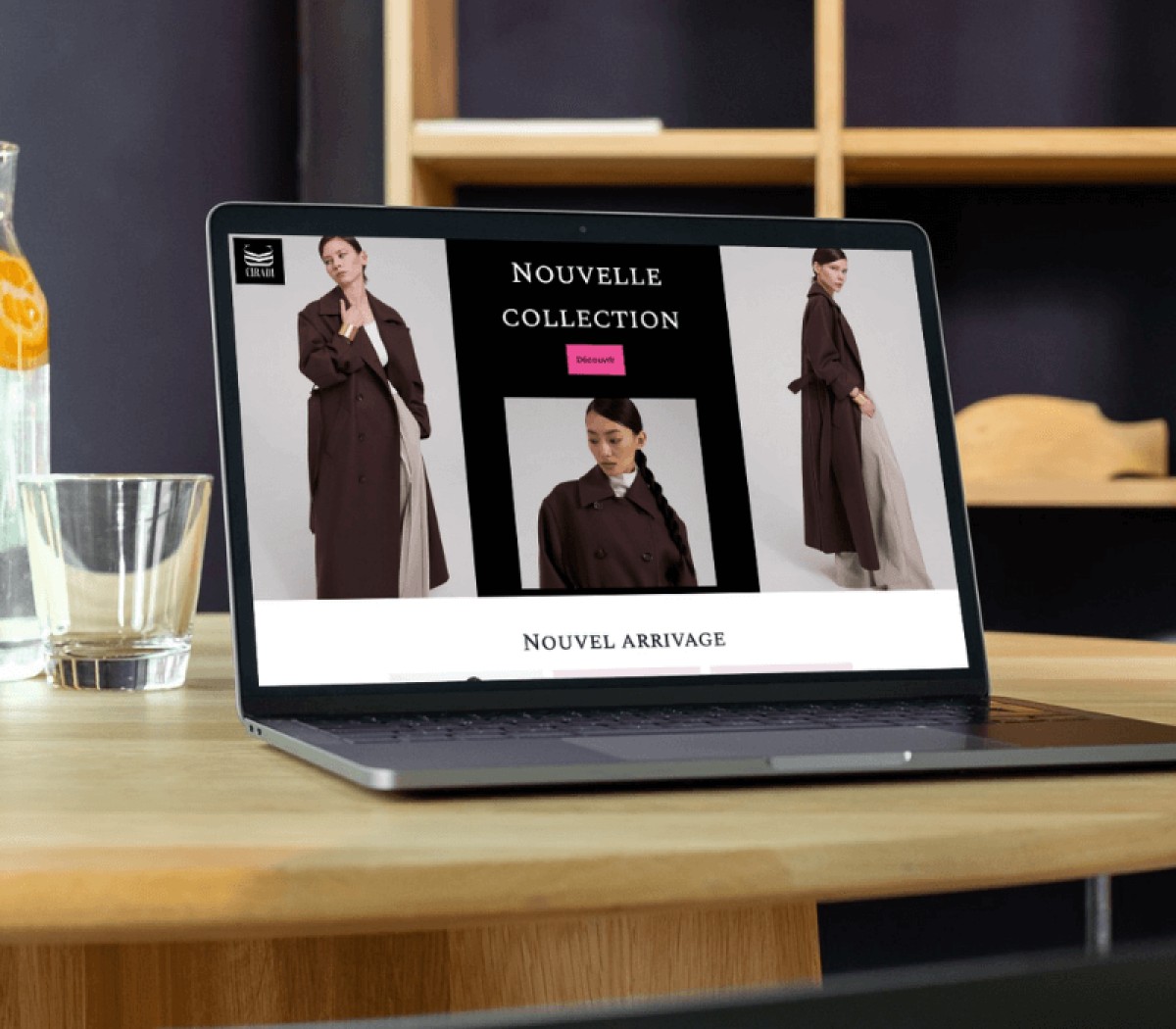 Ciradi marque de vêtements fabriqués en Algérie, Site vitrine