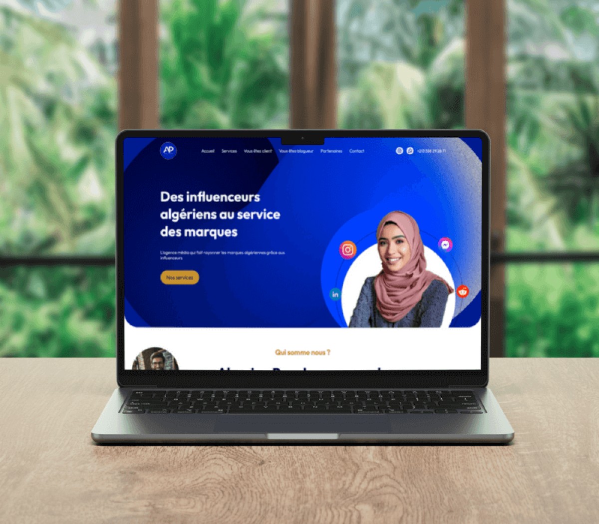 Algerian people agence de médias, SIte vitrine